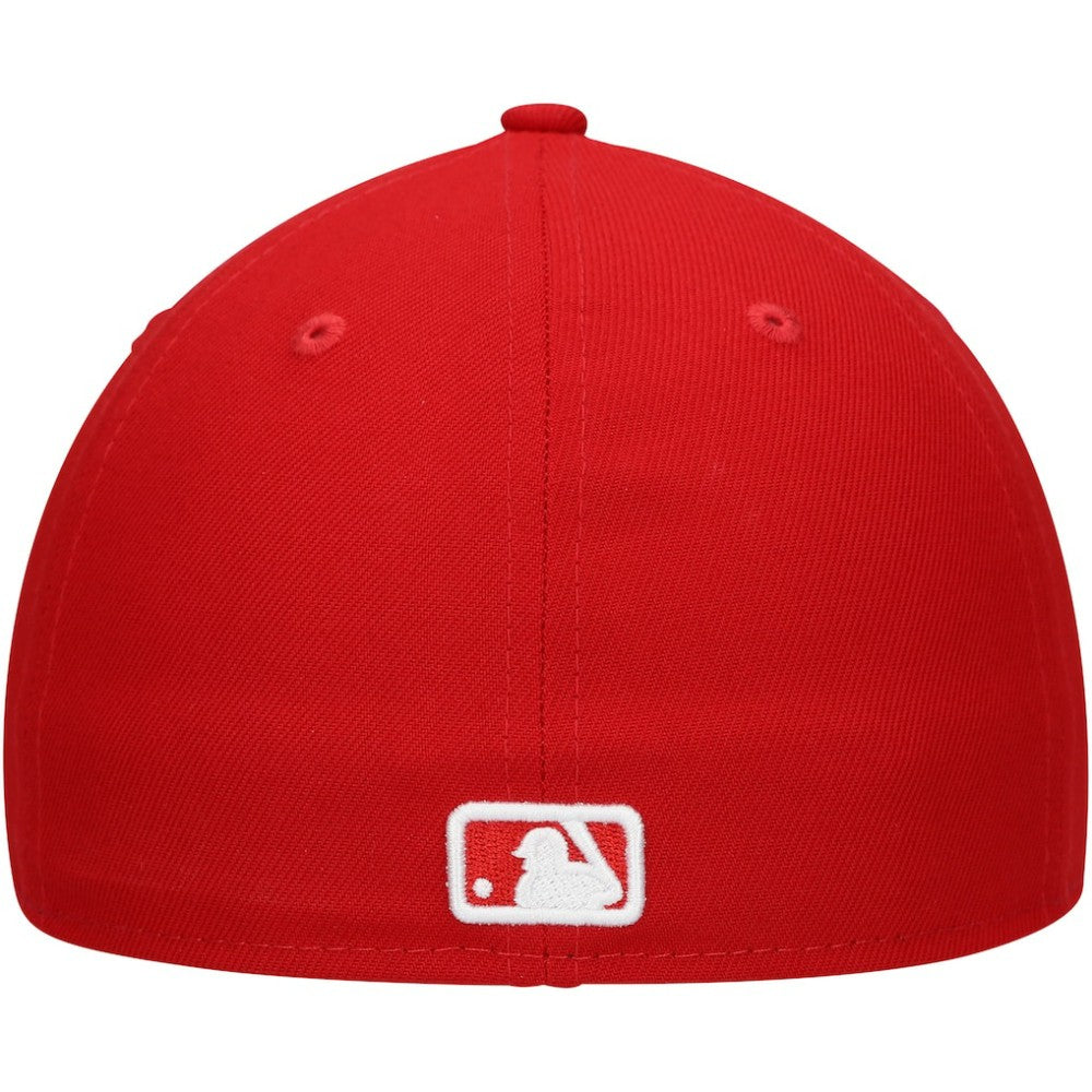 Chicago Cubs Low Profile 59FIFTY Fitted Hat - Scarlet | New Era