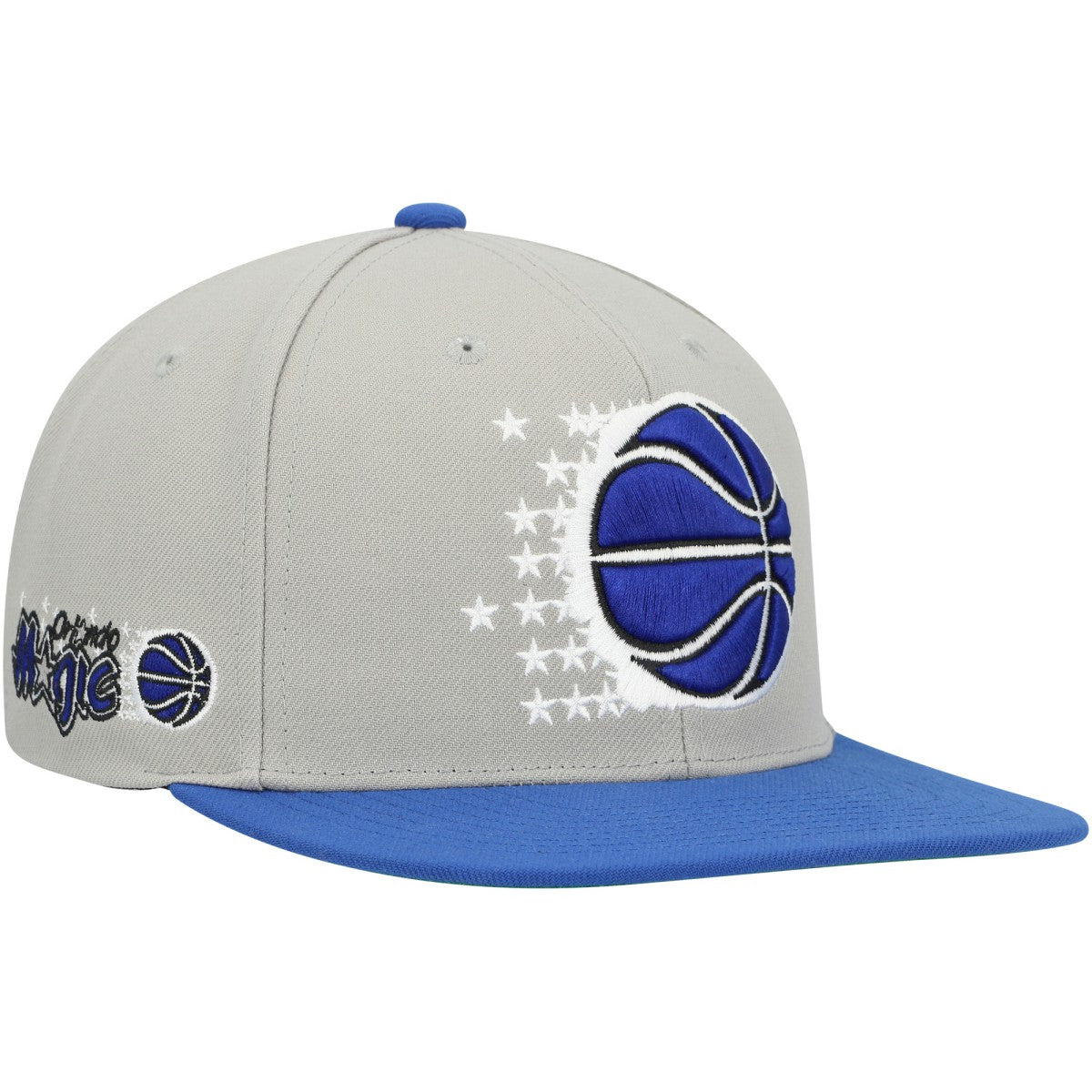 Orlando Magic Hardwood Classics Essentials 2.0 Snapback Hat - Gray/Blue | Mitchell & Ness outlet