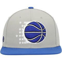 Orlando Magic Hardwood Classics Essentials 2.0 Snapback Hat - Gray/Blue | Mitchell & Ness outlet