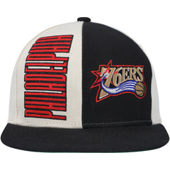 Philadelphia 76ers Hardwood Classics Pop Snapback Hat - Cream | Mitchell & Ness online