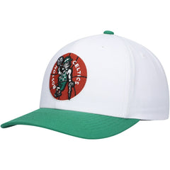 Boston Celtics Hardwood Classics Core 2-Tone 2.0 Pro Snapback Hat - White/Green | Mitchell & Ness shop