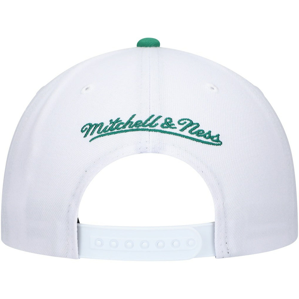 Boston Celtics Hardwood Classics Core 2-Tone 2.0 Pro Snapback Hat - White/Green | Mitchell & Ness shop