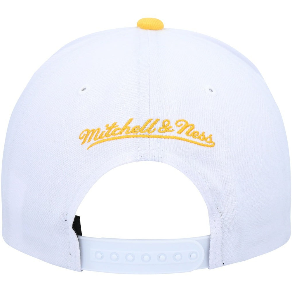 Golden State Warriors Hardwood Classics Core 2-Tone 2.0 Pro Snapback Hat sale - White/Gold | Mitchell & Ness shop