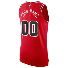 Chicago Bulls Authentic Custom Jersey Red sale - Icon Edition | Nike shop