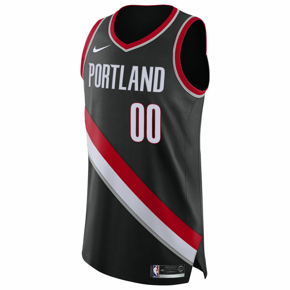 Portland Trail Blazers 2020/21 Authentic Custom Jersey Black - Icon Edition | Nike discount