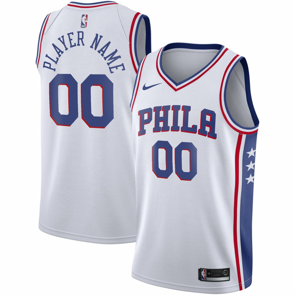 Philadelphia 76ers 2020/21 Swingman Custom Jersey - Association Edition - White | Nike online