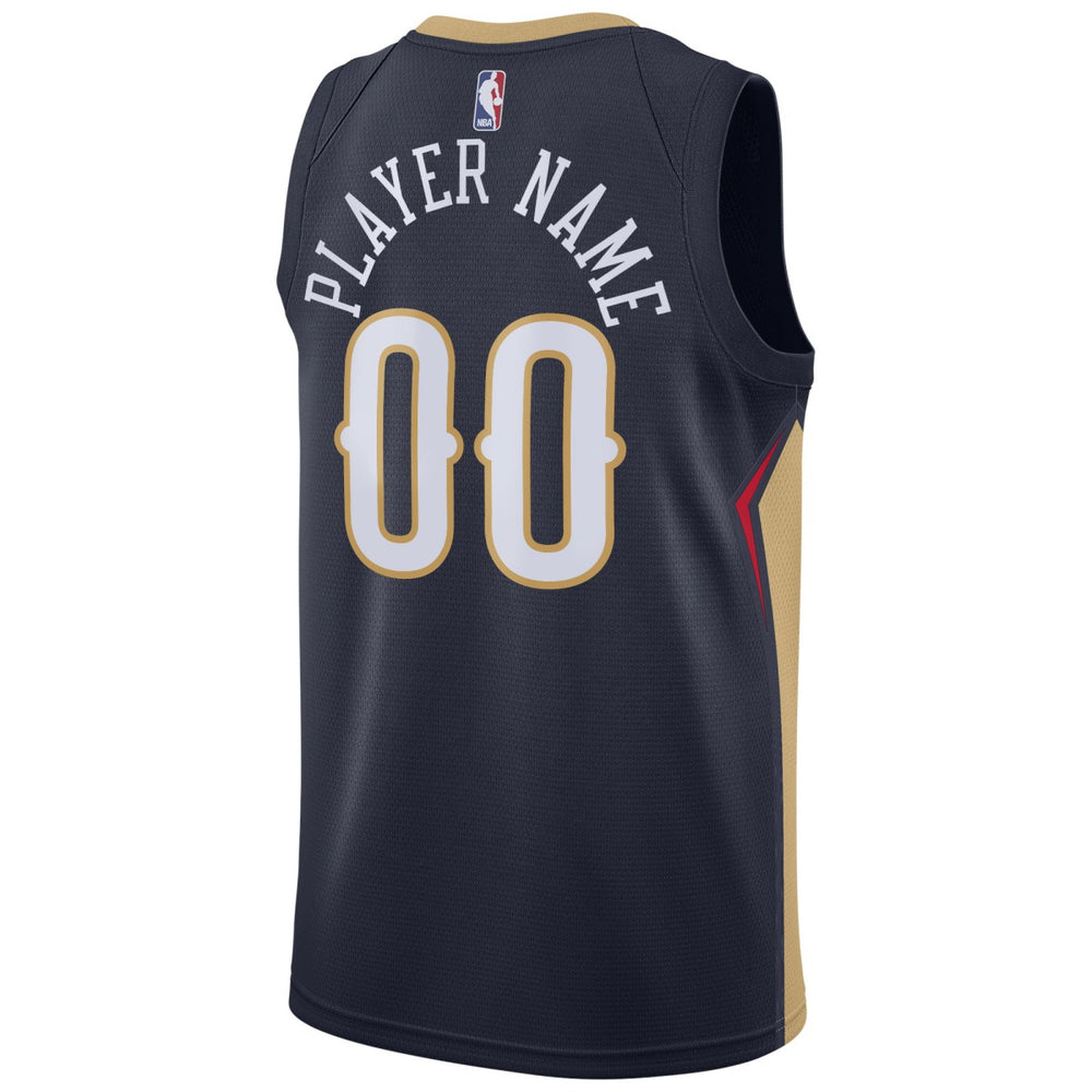 New Orleans Pelicans Swingman Custom Jersey Navy - Icon Edition | Nike outlet
