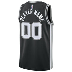 San Antonio Spurs Swingman Custom Jersey Black - Icon Edition | Nike on sale