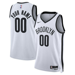 Brooklyn Nets Unisex Swingman Custom Jersey White - Association Edition | Nike online
