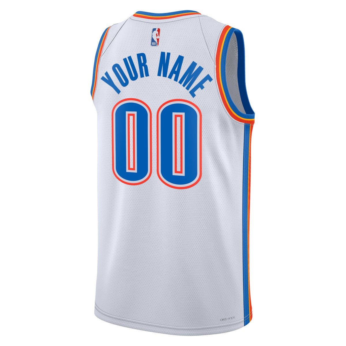 Oklahoma City Thunder Unisex Swingman Custom Jersey White - Association Edition | Nike on sale