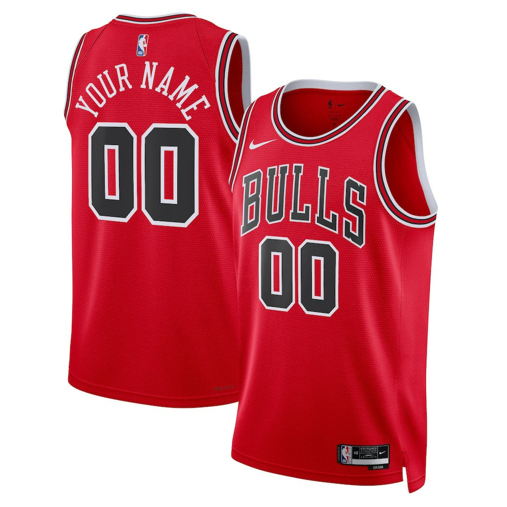 Chicago Bulls Unisex Swingman Custom Jersey Red sale - Icon Edition | Nike shop