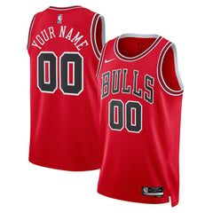 Chicago Bulls Unisex Swingman Custom Jersey Red sale - Icon Edition | Nike shop