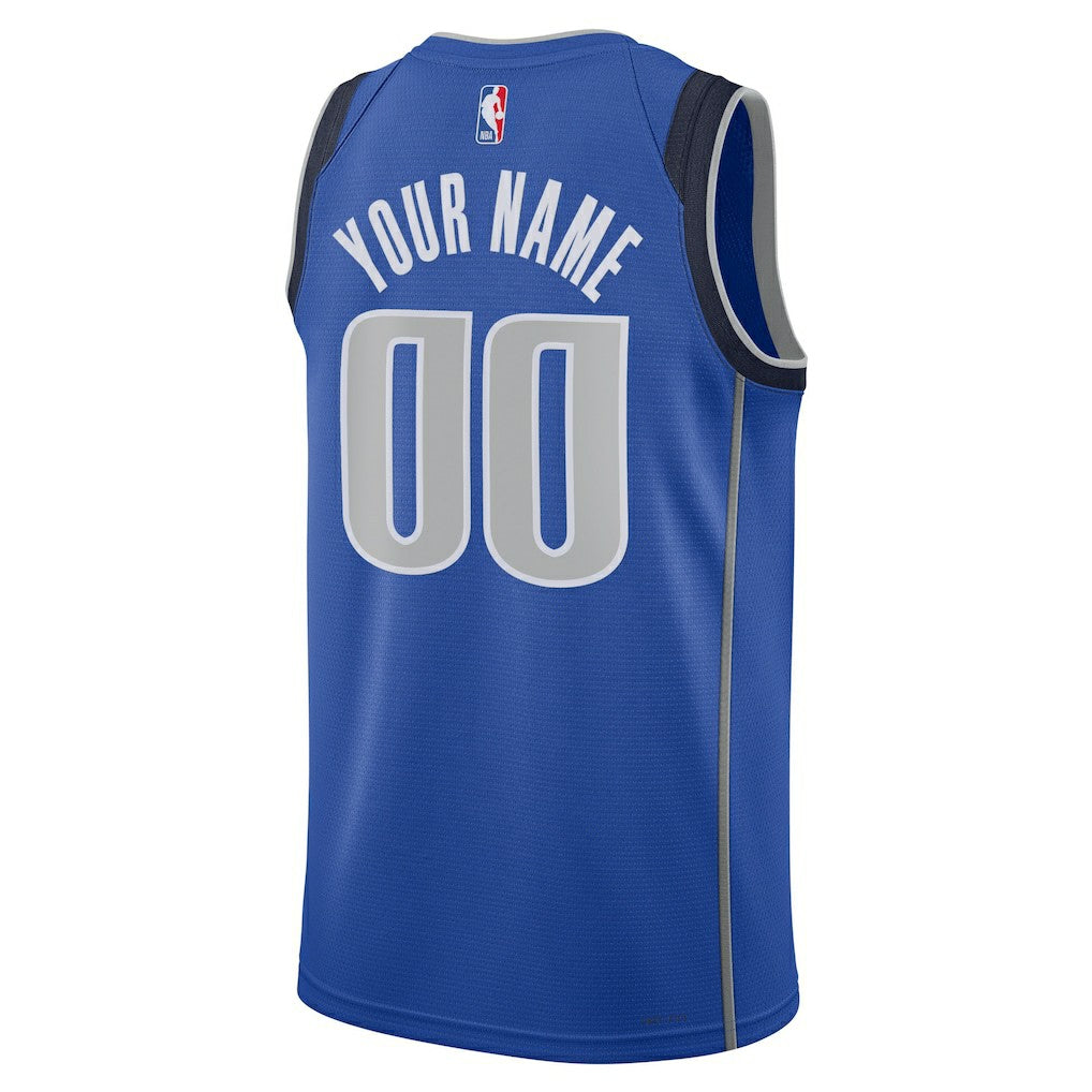 Dallas Mavericks Unisex Swingman Custom Jersey Blue sale - Icon Edition | Nike cheap