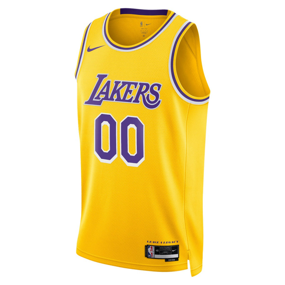 Los Angeles Lakers Unisex Swingman Custom Jersey Gold - Icon Edition | Nike cheap