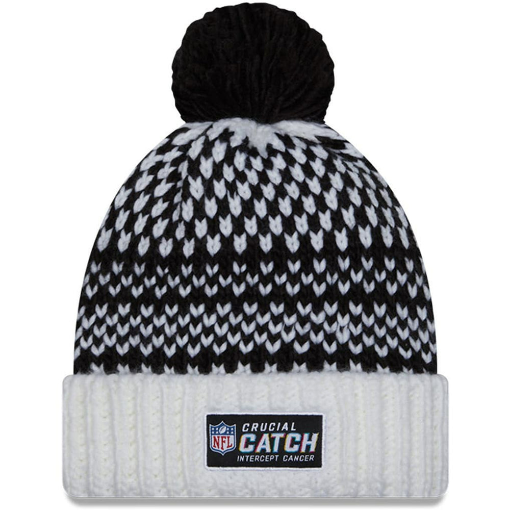 NFL New Orleans Saints Women's 2023 NFL Crucial Catch Cuffed Pom Knit Hat