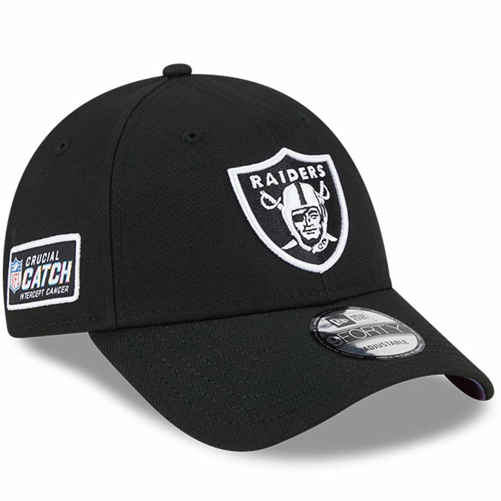 NFL Las Vegas Raiders 2023 NFL Crucial Catch 9FORTY Adjustable Hat