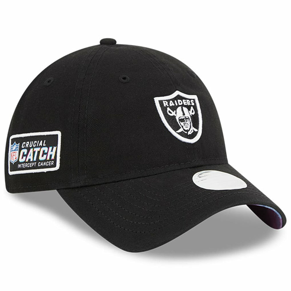 NFL Las Vegas Raiders Women's 2023 NFL Crucial Catch 9TWENTY Adjustable Hat