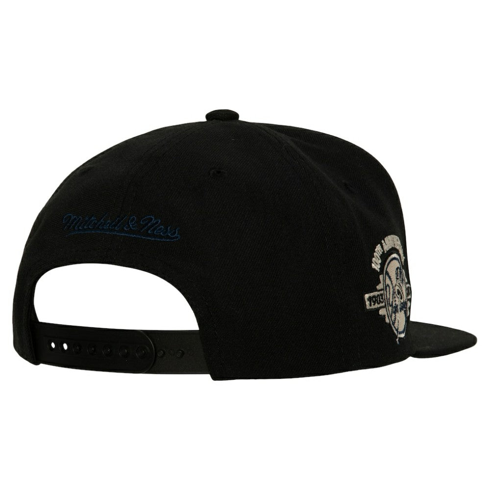 New York Yankees Cooperstown Collection True Classics Snapback Hat - Black | Mitchell & Ness