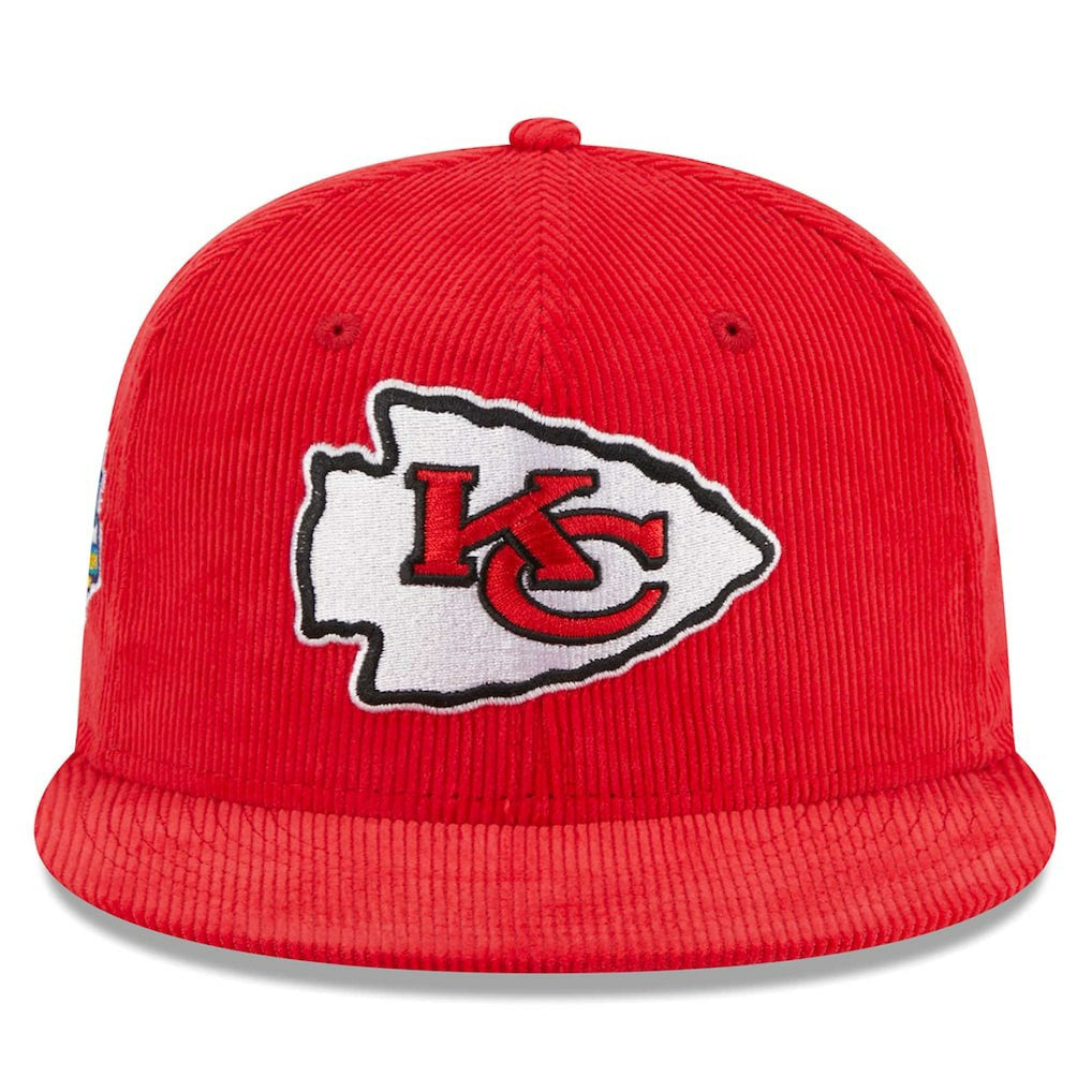 NFL Kansas City Chiefs Throwback Cord 59FIFTY Fitted Hat