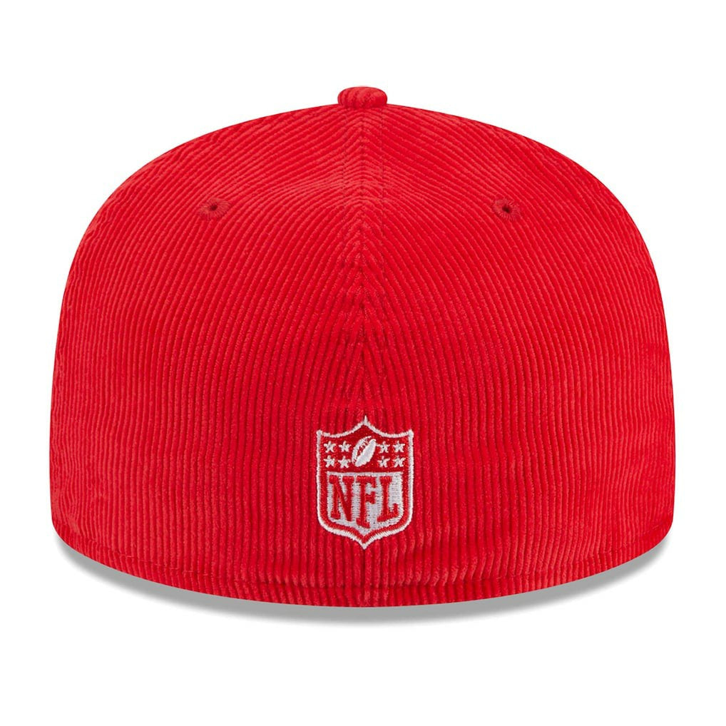 NFL Kansas City Chiefs Throwback Cord 59FIFTY Fitted Hat