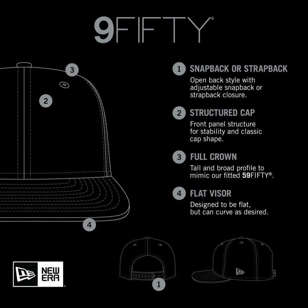 Utah Jazz Tip-Off Two-Tone 9FIFTY Snapback Hat - Gray/Black | New Era shop