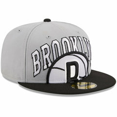Brooklyn Nets Tip-Off Two-Tone 59FIFTY Fitted Hat - Gray/Black | New Era discount