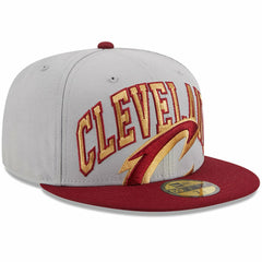 Cleveland Cavaliers Tip-Off Two-Tone 59FIFTY Fitted Hat sale - Gray/Wine | New Era online