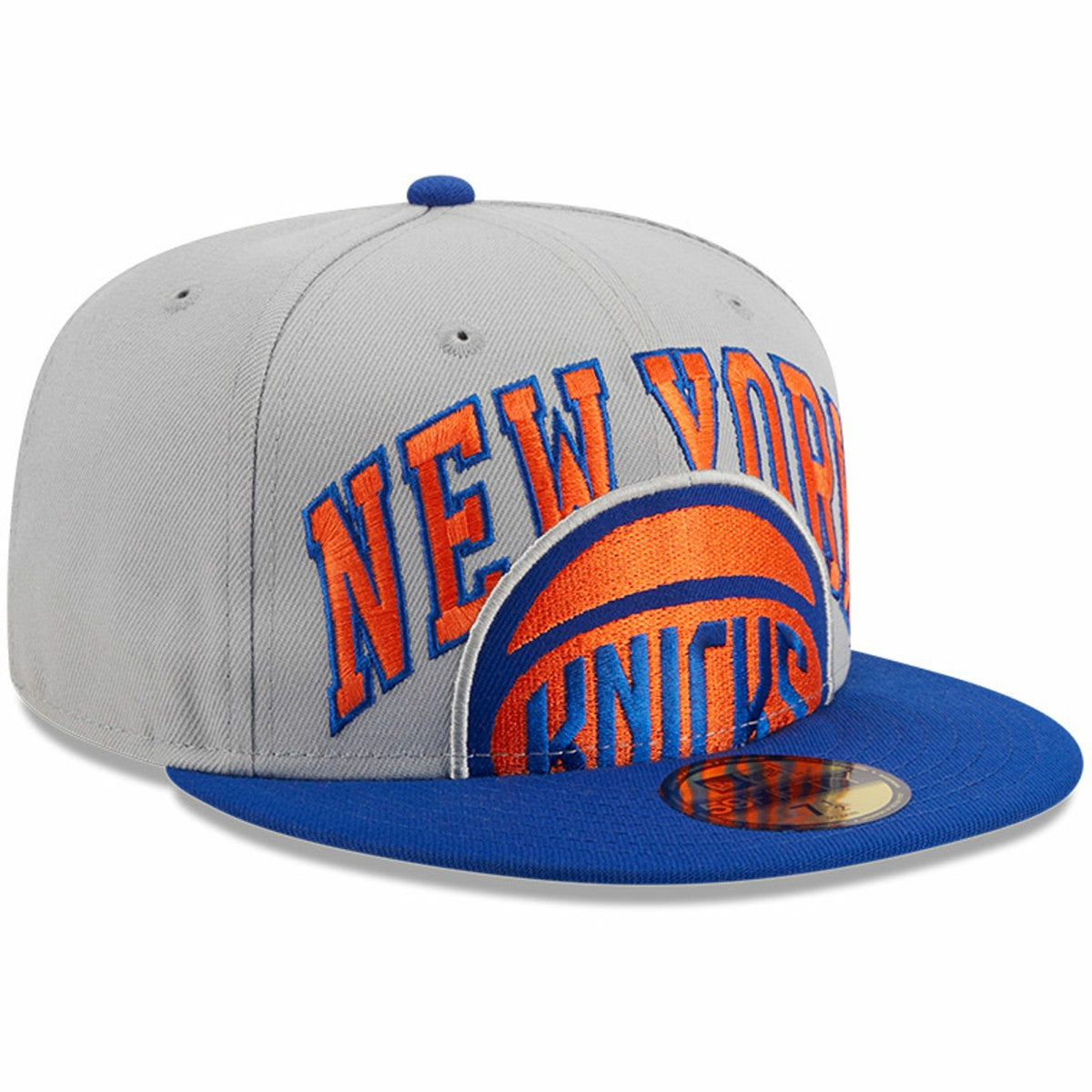 New York Knicks Tip-Off Two-Tone 59FIFTY Fitted Hat - Gray/Blue | New Era online
