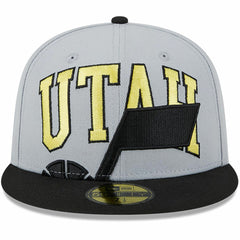 Utah Jazz Tip-Off Two-Tone 59FIFTY Fitted Hat - Gray/Black | New Era outlet