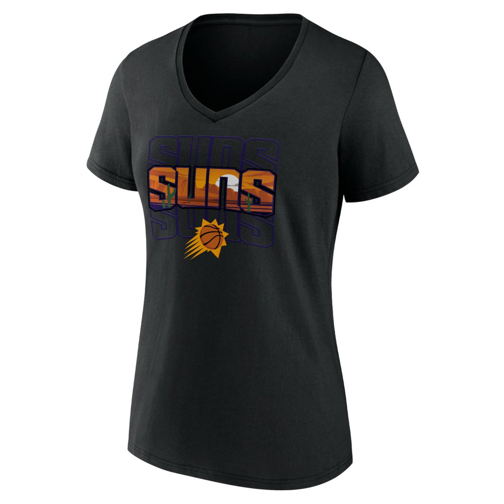 Phoenix Suns Women's Announcer V-Neck T-Shirt - Black online