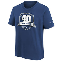 NFL Indianapolis Colts Youth 40th Anniversary T-Shirt