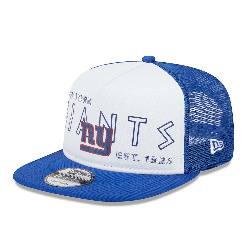 NFL New York Giants Banger 9FIFTY Trucker Snapback Hat