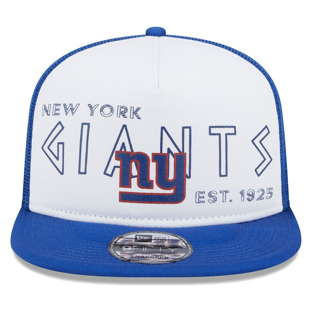NFL New York Giants Banger 9FIFTY Trucker Snapback Hat