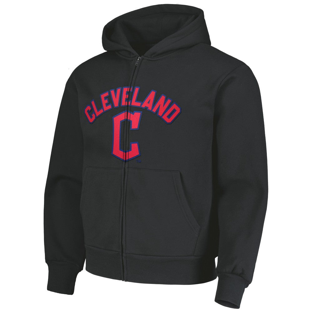 Cleveland Guardians PLEASURES Opening Day Full-Zip Hoodie - Black