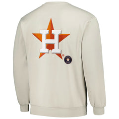 Houston Astros PLEASURES Ballpark Pullover Sweatshirt - Gray