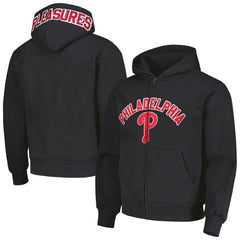 Philadelphia Phillies PLEASURES Opening Day Full-Zip Hoodie - Black