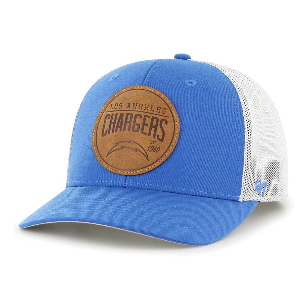 NFL Los Angeles Chargers '47 Leather Head Flex Hat