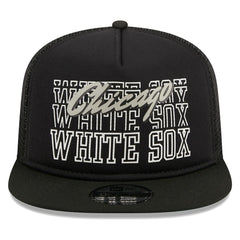 Chicago White Sox  Street Team A-Frame Trucker 9FIFTY Snapback Hat - Black | New Era