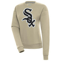 Chicago White Sox Antigua Women's Victory Pullover Sweatshirt - Khaki