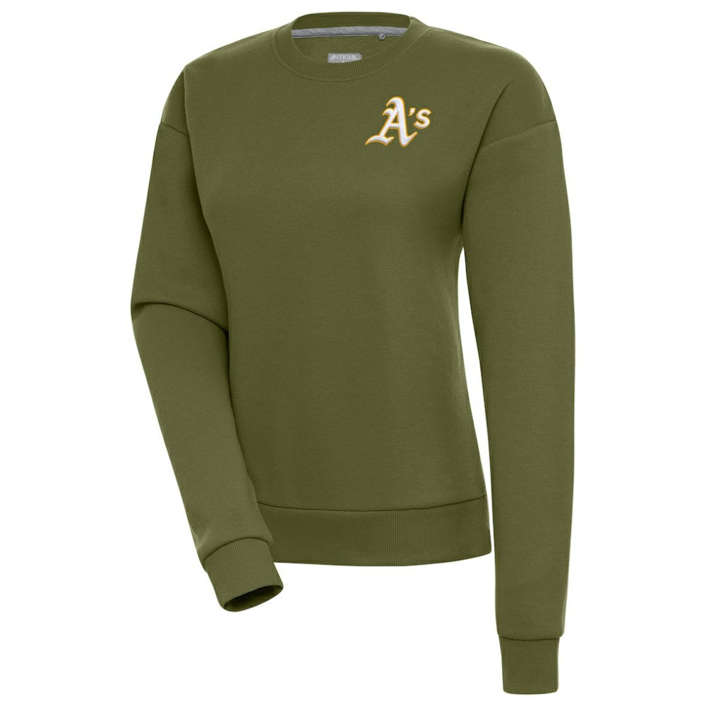 Athletics Antigua Women's Victory Pullover Sweatshirt - Olive