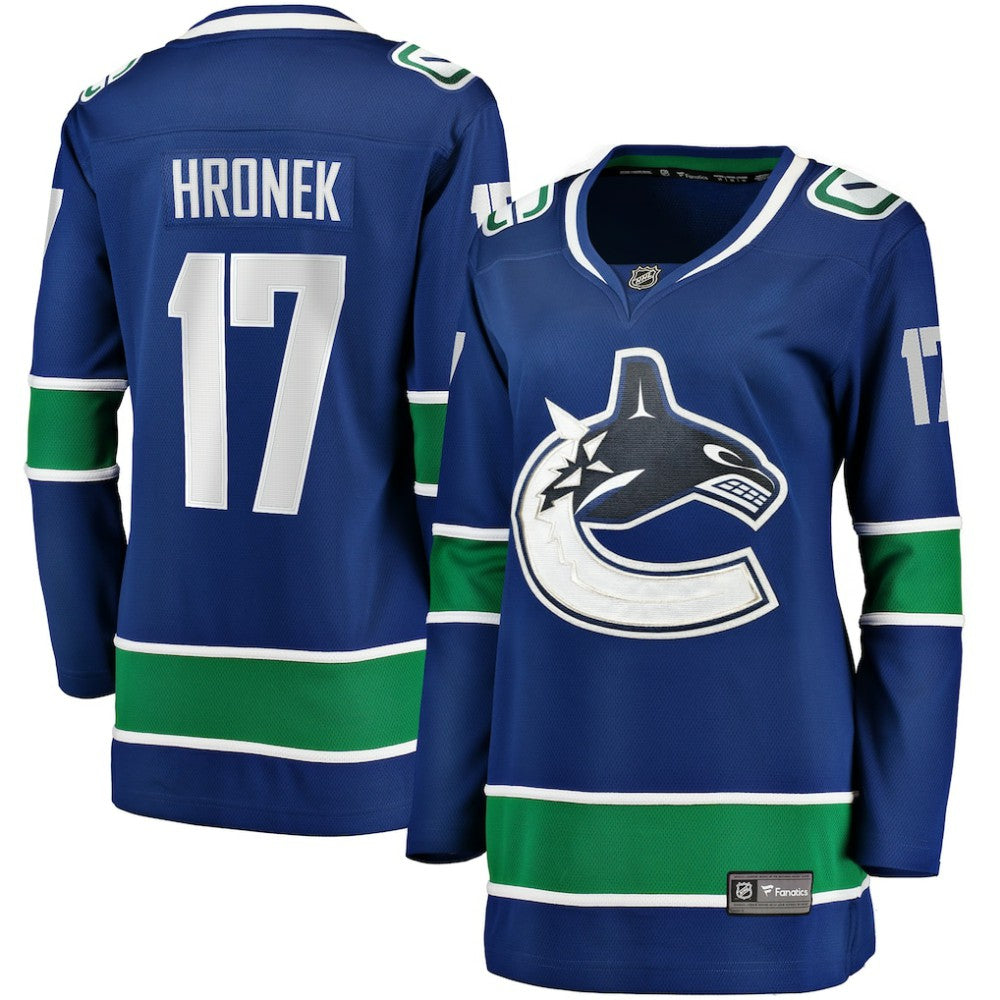 Filip Hronek Vancouver Canucks Women's Fanatics Home Breakaway Jersey