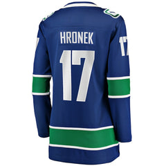 Filip Hronek Vancouver Canucks Women's Fanatics Home Breakaway Jersey
