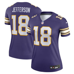NFL Minnesota Vikings Justin Jefferson  Women's Alternate Legend Player Performance Top