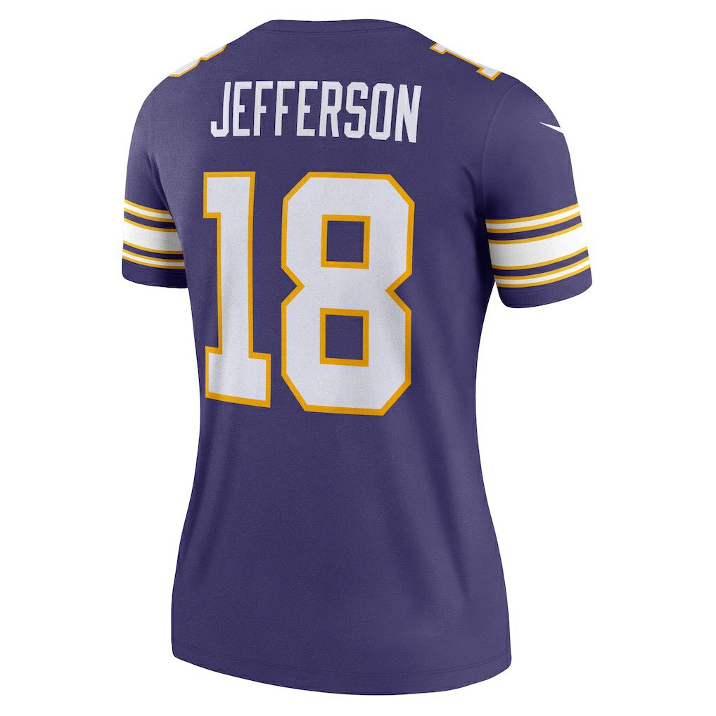 NFL Minnesota Vikings Justin Jefferson  Women's Alternate Legend Player Performance Top