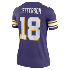 NFL Minnesota Vikings Justin Jefferson  Women's Alternate Legend Player Performance Top