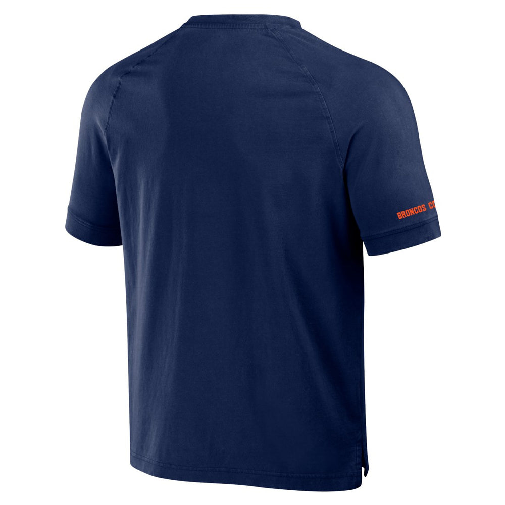NFL Denver Broncos NFL x Darius Rucker Collection Washed Raglan Henley T-Shirt