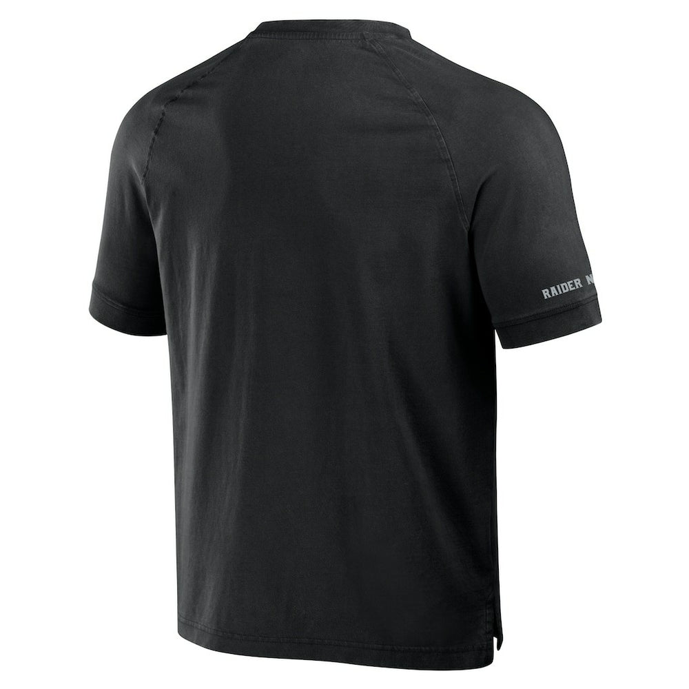 NFL Las Vegas Raiders NFL x Darius Rucker Collection Washed Raglan Henley T-Shirt