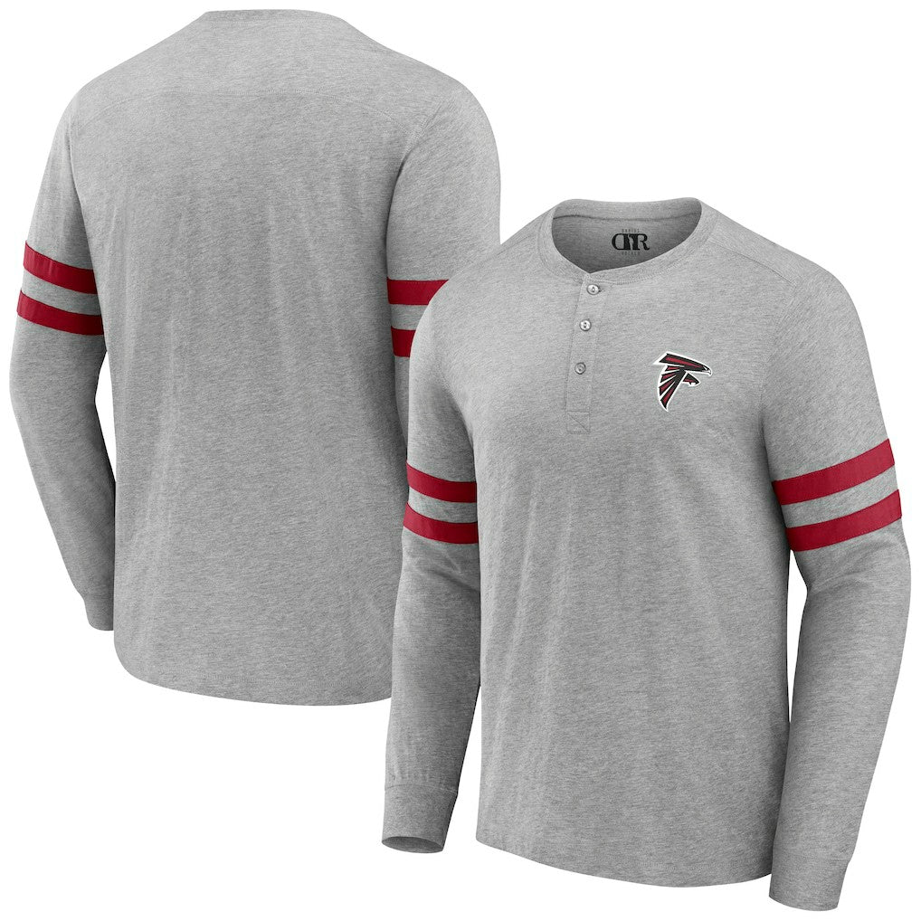 NFL Atlanta Falcons NFL x Darius Rucker Collection Henley Long Sleeve T-Shirt