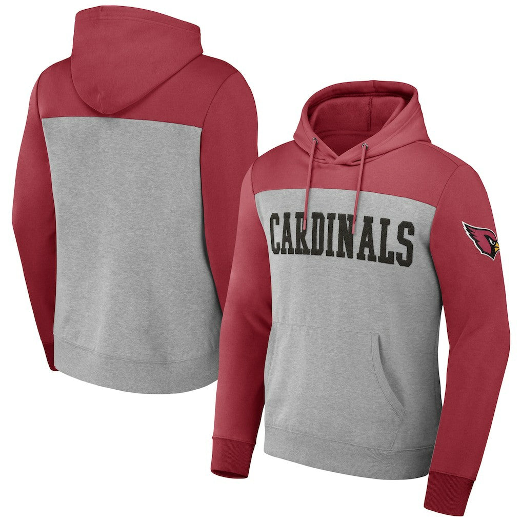 NFL Arizona Cardinals NFL x Darius Rucker Collection Color Blocked Pullover Hoodie