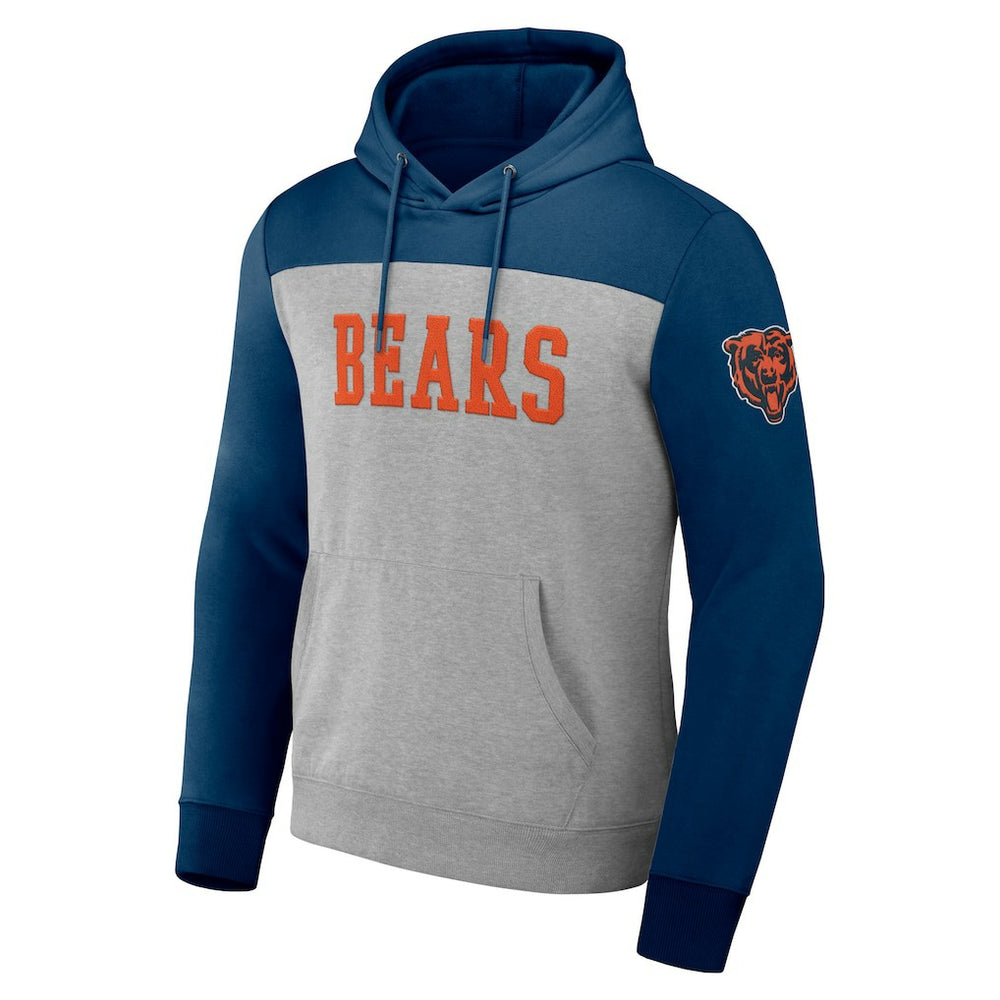 NFL Chicago Bears NFL x Darius Rucker Collection Color Blocked Pullover Hoodie